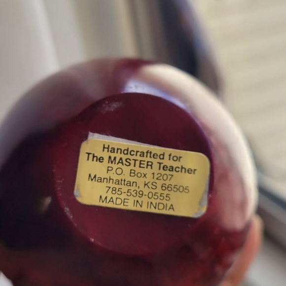 VTG Handcrafted for the Master Teacher Made in India Heavy Solid Marble Stone - Picture 2 of 5